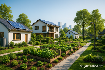 green-building estate developments in Lagos suburbs in 2025