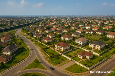 satellite-town real estate around Lagos in 2025